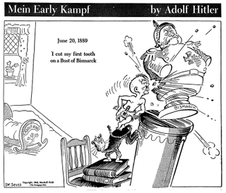 Illustration for article titled The extraordinarily surreal World War II editorial cartoons of Dr. Seuss